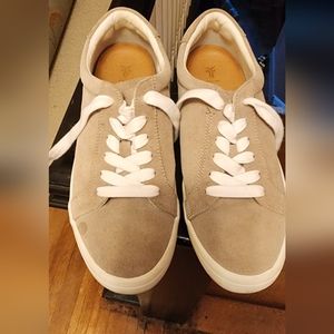 Frye casual sneakers. Stain on front toe, see photo.